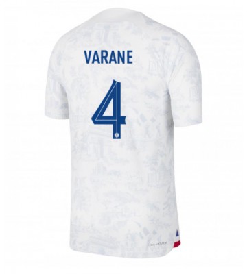 Lacne Muži Futbalové dres Francúzsko Raphael Varane #4 MS 2022 Krátky Rukáv - Preč